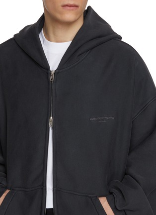  - ALEXANDERWANG - 双向拉链纯棉连帽外套