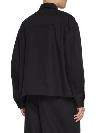 背面 - 点击放大 - ALEXANDERWANG - Boxy Cropped Cotton Shirt