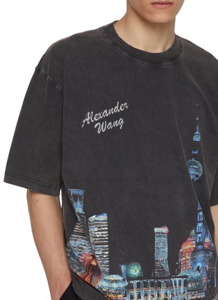  - ALEXANDERWANG - 水洗印花纯棉 T 恤