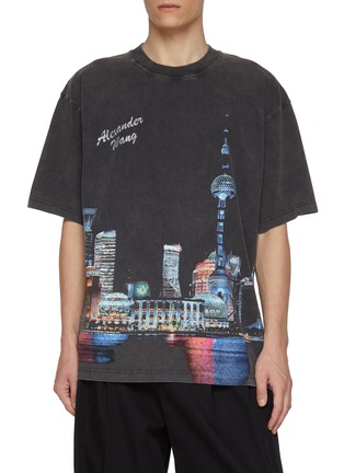 首图 - 点击放大 - ALEXANDERWANG - 水洗印花纯棉 T 恤