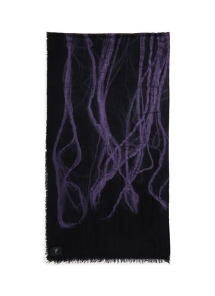 首图 - 点击放大 - DISCORD YOHJI YAMAMOTO ACCESSORIES - Abstract Silk Wool Scarf