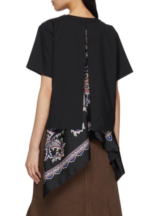 背面 - 点击放大 - SACAI - Paisley Scarf Drape Top