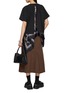 模特儿示范图 - 点击放大 - SACAI - Paisley Scarf Drape Top