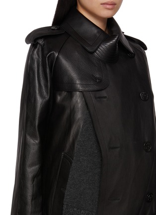  - SACAI - 拼接扣带大衣
