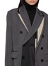  - SACAI - Deconstructed Self Scarf Double Breasted Blazer