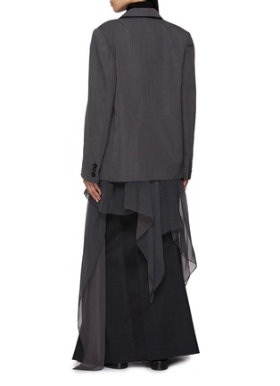 背面 - 点击放大 - SACAI - Deconstructed Self Scarf Double Breasted Blazer