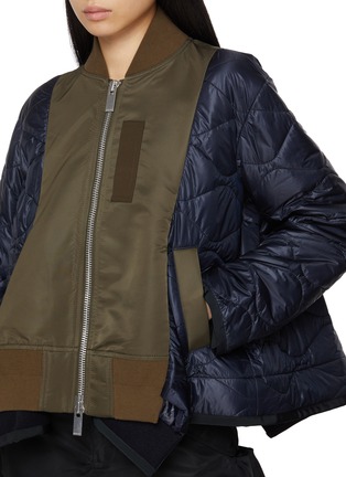  - SACAI - 拼接绗缝夹克