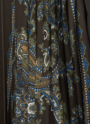  - SACAI - 褶裥拼接中长半身裙