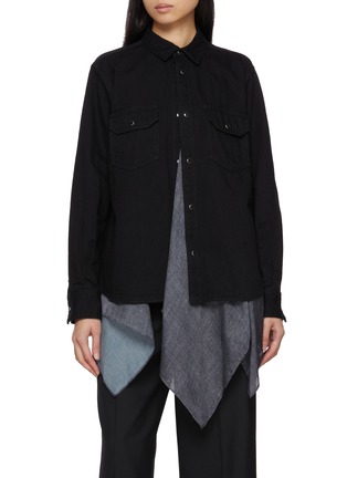 首图 - 点击放大 - SACAI - 拼接牛仔衬衫