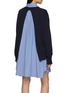 背面 - 点击放大 - SACAI - Hybrid Cotton Knit Shirt Dress