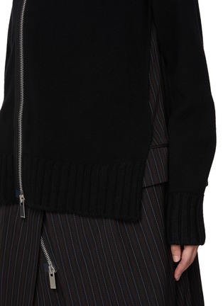  - SACAI - 非对称拼接连衣裙