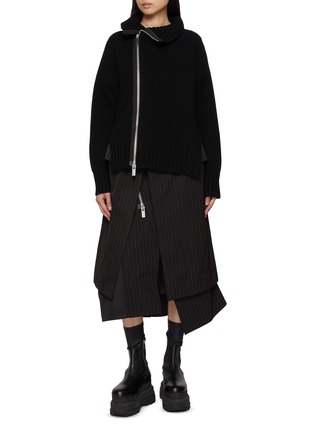 首图 - 点击放大 - SACAI - 非对称拼接连衣裙