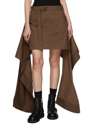 首图 - 点击放大 - SACAI - Cotton Gabardine Skirt