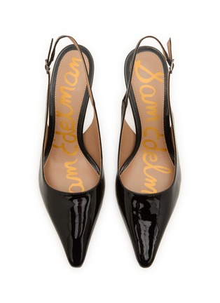 细节 - 点击放大 - SAM EDELMAN - 60 BIANKA 漆皮绕踝高跟鞋