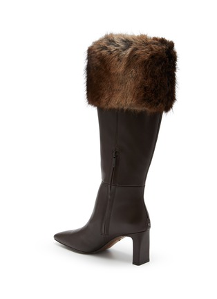 细节 - 点击放大 - SAM EDELMAN - 70 SYLVIA 绒毛拼接高筒靴