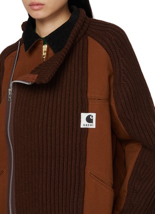  - SACAI - X CARHARTT WIP 拼接上衣