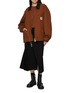 模特儿示范图 - 点击放大 - SACAI - X CARHARTT WIP 拼接夹克