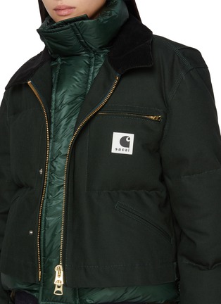  - SACAI - X CARHARTT WIP 拼接羽绒夹克