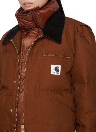  - SACAI - X CARHARTT WIP 拼接羽绒夹克