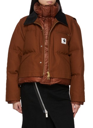首图 - 点击放大 - SACAI - X CARHARTT WIP 拼接羽绒夹克