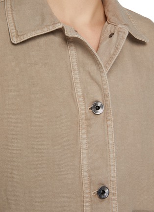  - BRUNELLO CUCINELLI - 褪色效果纽扣夹克