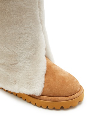 细节 - 点击放大 - PEDDER RED - TALIA 绒面皮高筒靴