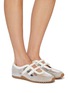 模特儿示范图 - 点击放大 - PEDDER RED - Sheila Leather Women's Sneakers