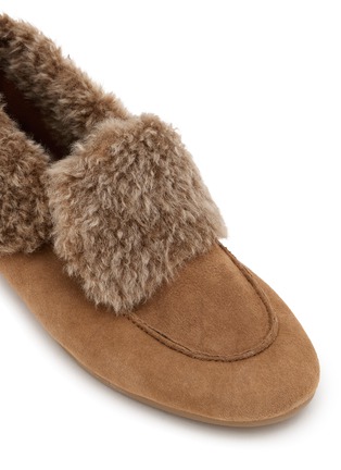 细节 - 点击放大 - PEDDER RED - Turner Suede Shearling Ankle Boots