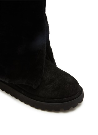 细节 - 点击放大 - PEDDER RED - TALIA 绒面皮高筒靴