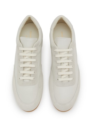 细节 - 点击放大 - COMMON PROJECTS - Minimal Leather Suede Men's Sneakers