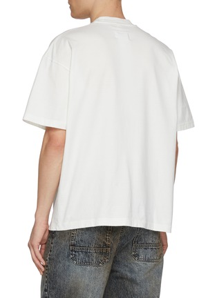 背面 - 点击放大 - DOUBLET - Ghost Villain Magazine Cover Print Cotton T-Shirt