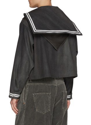 背面 - 点击放大 - DOUBLET - Neo Sailor Convertible High Collar Wool Sweater