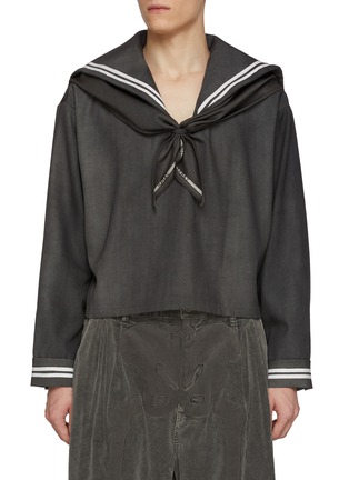 首图 - 点击放大 - DOUBLET - Neo Sailor Convertible High Collar Wool Sweater