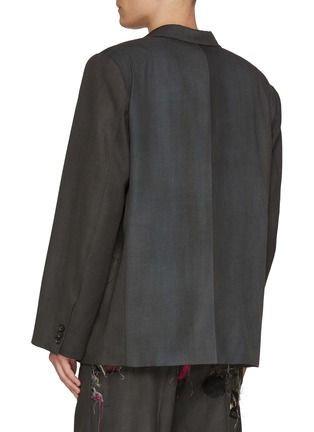 背面 - 点击放大 - DOUBLET - Single Breasted Chain Embroidered Wool Tailored Jacket