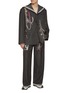 模特儿示范图 - 点击放大 - DOUBLET - Single Breasted Chain Embroidered Wool Tailored Jacket