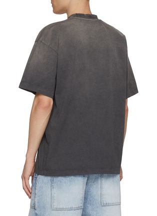 背面 - 点击放大 - DOUBLET - Sparkled I Heart Me Sequin Chenille Cotton T-Shirt