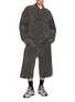 模特儿示范图 - 点击放大 - DOUBLET - Skeleton Bone Appliqué Cotton Corduroy Jacket