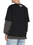 背面 - 点击放大 - DOUBLET - On Off Power Icon Reversible Cotton Blend T-Shirt