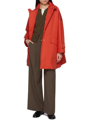 模特儿示范图 - 点击放大 - MACKINTOSH - Humble Hood Detachable Liner Coat