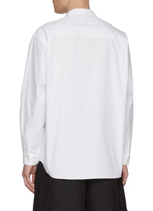 背面 - 点击放大 - COMME DES GARÇONS HOMME - Zip Up Cotton Oxford Shirt