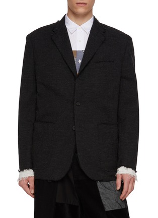 首图 - 点击放大 - COMME DES GARÇONS HOMME - Single Breasted Herringbone Blazer