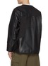背面 - 点击放大 - COMME DES GARÇONS HOMME - Faux Leather Patchwork Button Up Jacket