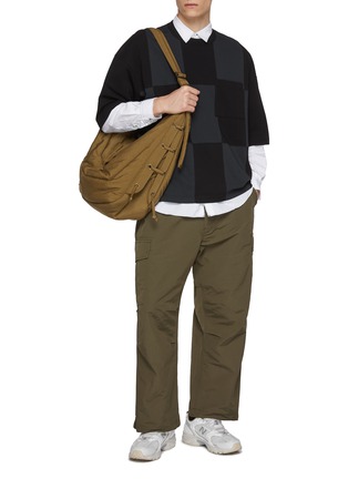 模特儿示范图 - 点击放大 - COMME DES GARÇONS HOMME - Patchwork Cotton T-Shirt