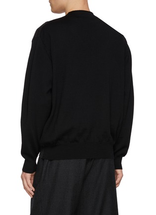 背面 - 点击放大 - COMME DES GARÇONS HOMME - Patchwork Wool Cardigan