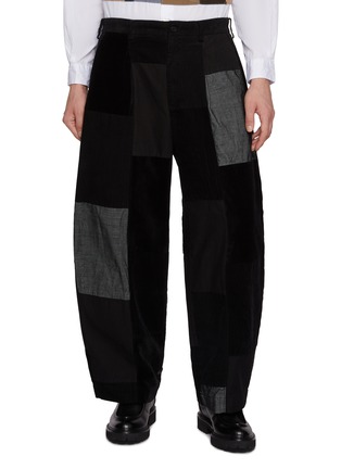 首图 - 点击放大 首图 - 点击放大 - COMME DES GARÇONS HOMME - Patchwork Multi Fabric Cotton Pants