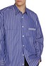  - COMME DES GARÇONS HOMME - Contrast Striped Cotton Shirt