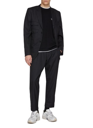 模特儿示范图 - 点击放大 - COMME DES GARÇONS HOMME - HOMME Logo Cotton T-Shirt