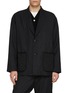 首图 - 点击放大 - COMME DES GARÇONS HOMME - Houndstooth Quilted Pocket Single Breasted Wool Blazer
