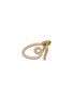 细节 - 点击放大 - BEA BONGIASCA - Baby Vine Tendril 9K Gold Silver Peridot Enamel Ring