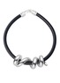 首图 - 点击放大 - BEA BONGIASCA - Maxi Vine Silver Leather Cord Necklace